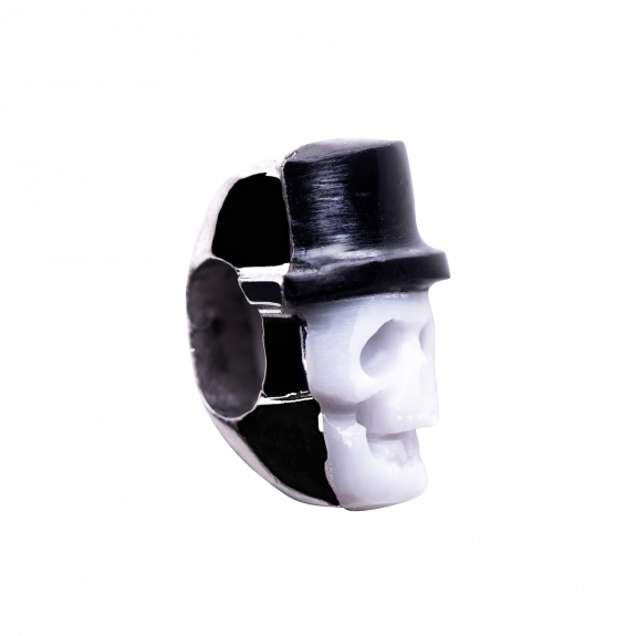 CHARM TESCHIO IN CORALLO BIANCO