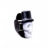 CHARM TESCHIO IN CORALLO BIANCO