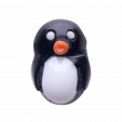 CHARM PINGUINO IN CORALLO BIANCO