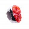 CHARM RANA IN CORALLO ROSSO