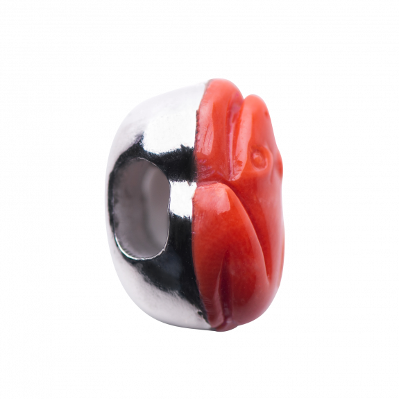 CHARM RANA IN CORALLO ROSSO