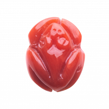 CHARM RANA IN CORALLO ROSSO CHARM RANA IN CORALLO ROSSO