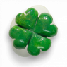 QUADRIFOGLIO IN TURCHESE VERDE