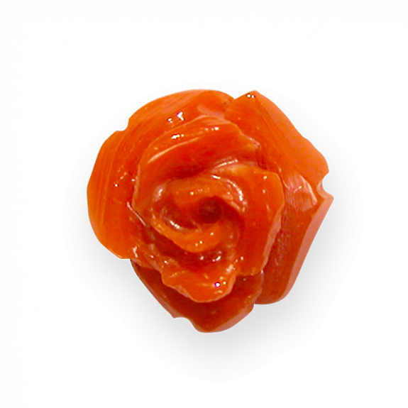 ROSA IN CORALLO ROSSO