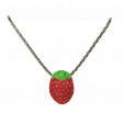 CIONDOLO FRAGOLA IN CORALLO ROSSO