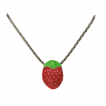 CIONDOLO FRAGOLA IN CORALLO ROSSO CIONDOLO FRAGOLA IN CORALLO ROSSO