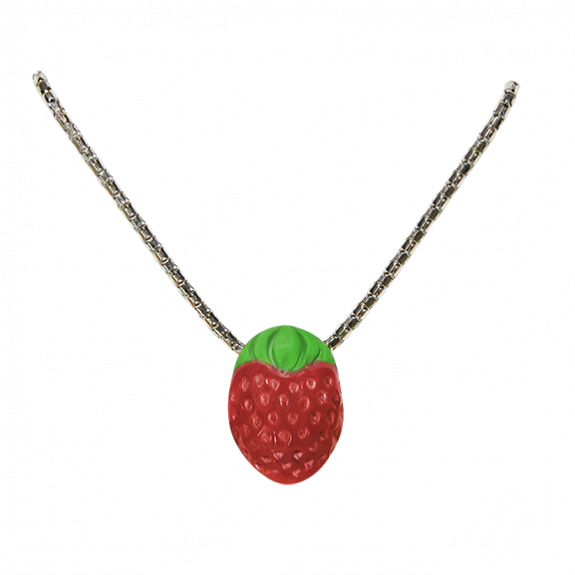 CIONDOLO FRAGOLA IN CORALLO ROSSO