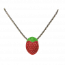 CIONDOLO FRAGOLA IN CORALLO ROSSO