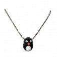 CIONDOLO PINGUINO IN CORALLO BIANCO