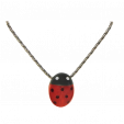 CIONDOLO COCCINELLA IN CORALLO ROSSO