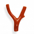 CORNETTO IN CORALLO ROSSO