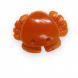SPILLA GRANCHIO IN CORALLO ROSSO