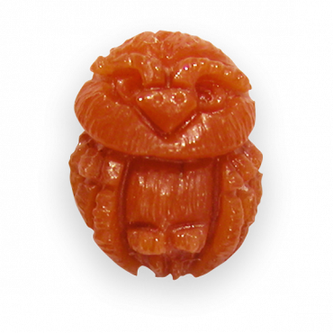 GUFO IN CORALLO ROSSO GUFO IN CORALLO ROSSO