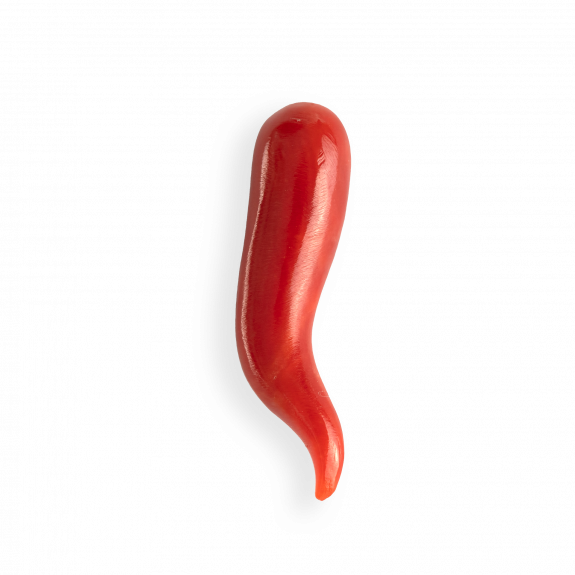 SPILLA CORNETTO IN CORALLO ROSSO